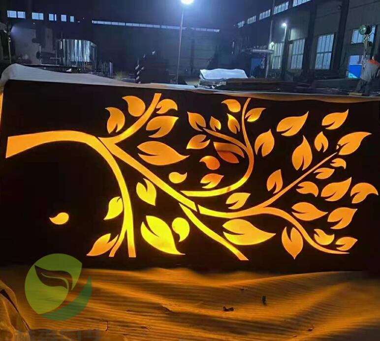 会宁耐候钢板灯箱