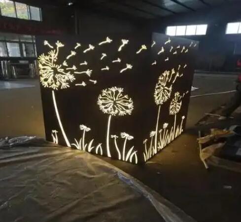 会宁耐候钢灯箱